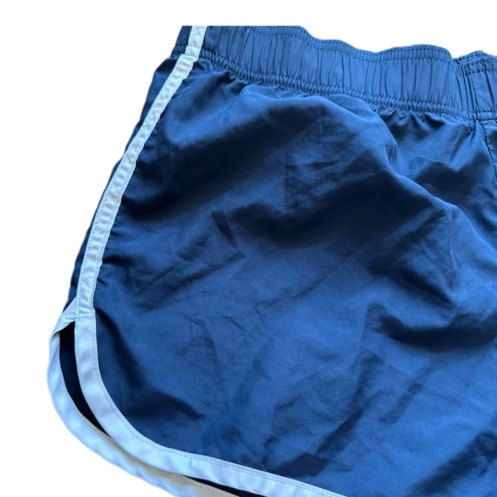 PINK Victoria's Secret Dolphin‎ Shorts Women S Navy Blue Good Distressed Logo